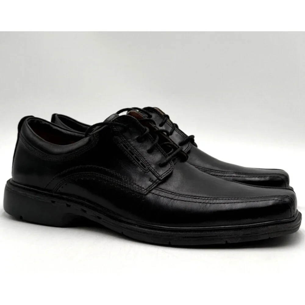Clarks UNKENNETH 86093 Men's NEW Oxford Dress Shoe Black US Size 12 N